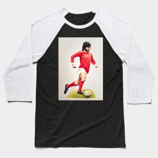 George Best Painting Baseball T-Shirt